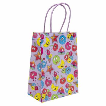 Smiley Presentpåsar i Papper - 16x9x22 cm (12-pack)