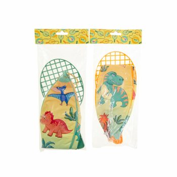 Paddle-racket med boll - Dinosaurie (12-pack)