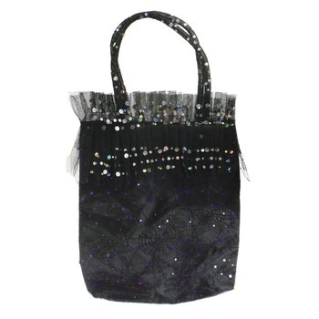 LEKSAKSHANDVÄSKA MED GLITTER OCH SPINDELNÄTSTRYCK (6-pack)