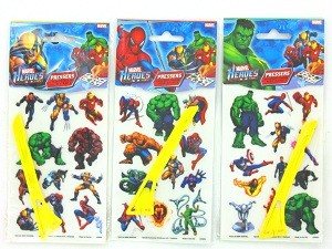 MARVEL HEROES GNUGGIZAR / STICKERS (24-pack)