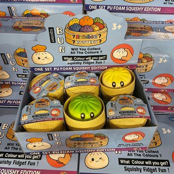 RAGE - Squishy Bun Dumplings STORA - ONE SET PU FOAM SQUISHY EDITION (12 st.)