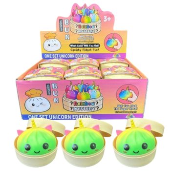 RAGE - Squishy Bun Dumplings STORA - UNICORN EDITION (8,5 x 8,5 x 7,5 cm) (12 st.)