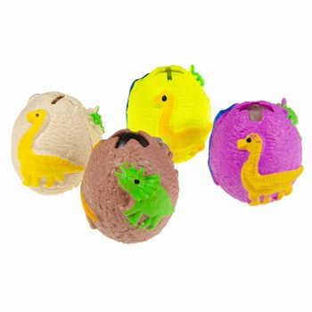 Kl&auml;mleksak Dinosaurie&auml;gg i Display (12 st)