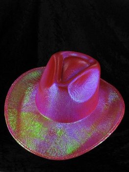 Glittrig Cowboyhatt - R&ouml;d