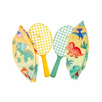 Paddle-racket med boll - Dinosaurie (12-pack)
