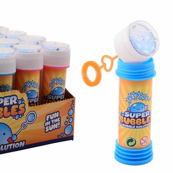 AQUA FUN - S&Aring;PBUBBLOR, 60ML MED LABYRINTSPEL I DISPLAY (24 st)