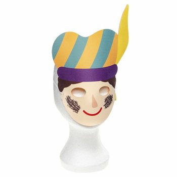SINTERKLAAS - SINT & PIET FOAMMASKER (48 st.)
