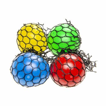 SQUISHY-BOLL - Diameter: 5 CM - MIX STARKA F&Auml;RGER I DISPLAY (24 st.)