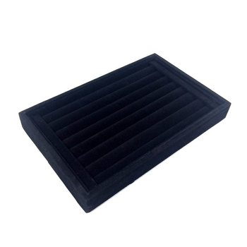 DISPLAYBOX F&Ouml;R RINGAR SAMMET 22,5x14,5cm (1 st)