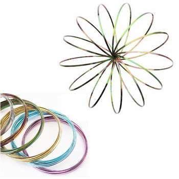 Magic Rings / Flow Rings - Kinetisk 3D Magisk Ring - MULTIF&Auml;RG | P&Aring; KORT (12 st)
