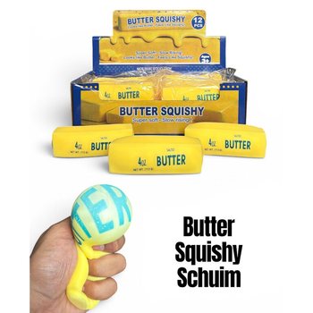 RAGE - SQUISHY SM&Ouml;R - SKUMFYLLNING - SLOW RISING - M&aring;tt 11x4x4 cm - I DISPLAY (12 st)