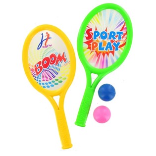 Racketset med bollar (3 st)