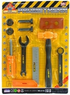 Leksaksverktyg i set (6 delar)