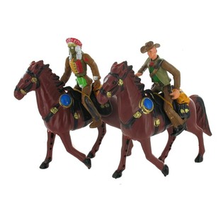 COWBOYS OCH INDIANER P&Aring; H&Auml;ST (8 st)