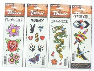 TATUERINGSKLISTERM&Auml;RKEN (50 st.)