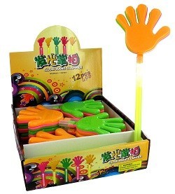 Glow Stick Klapph&auml;nder (12-pack)