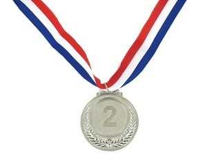 SILVERMEDALJ - MODELL 1 (10-pack)