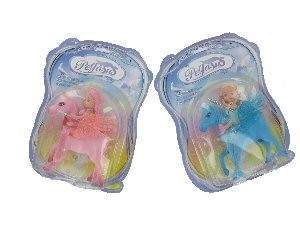 Pegasush&auml;st med docka (2 st.)