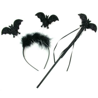 HALLOWEEN DIADEM MED STAV (12 st.)