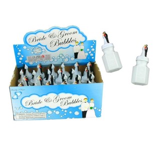 BRÖLLOPS SÅPBUBBLOR - BRUDPAR (24-pack)