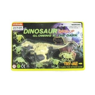 UPPDRAGBAR GLOW IN THE DARK DINO (6-pack)