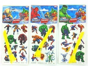 MARVEL HEROES GNUGGIZAR / STICKERS (24-pack)