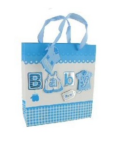 Presentp&aring;se Baby - Ljusbl&aring; (12-pack)