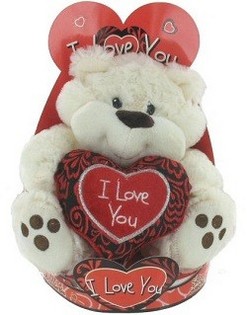 Stor Plyschbj&ouml;rn 'I Love You' (2 st.)