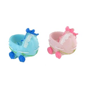 T&aring;rtdekoration Baby - Barnvagn - Rosa/Bl&aring; (2-pack)
