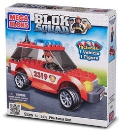 MEGABLOKS BLOK SQUAD BRANDBIL SUV - 2432 (2 st.)