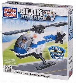 MEGABLOKS BLOK SQUAD POLISHELIKOPTER - 2433 (1 st.)
