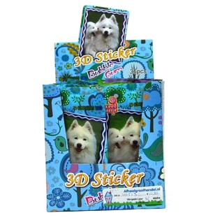 3D-STICKER MED TUGGUMMI (36 st.)