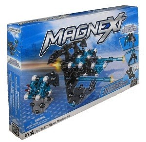 MEGABLOKS MAGNEXT SPACE MISSION JET - 29332 Magnetiska Leksaker