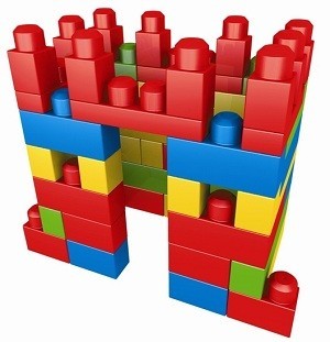 MEGA BLOKS Byggklossar i V&auml;ska (70 Delar) - 8309