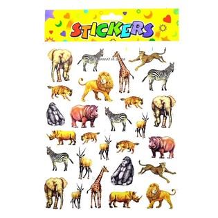 Glada Klisterm&auml;rken (48 st) - Roliga Stickers