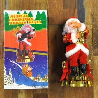 DANSANDE JULTOMTE MED SAXOFON (2-pack)