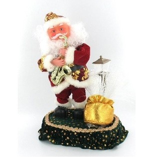 DANSANDE JULTOMTE MED SAXOFON