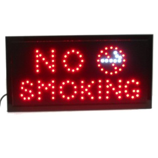 LED-Reklamskylt - NO SMOKING