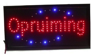 LED-reklamskylt - UTF&Ouml;RS&Auml;LJNING
