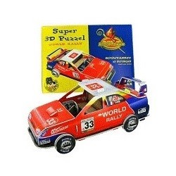 SUPER 3D-PUSSEL "WORLD RALLY" (6 st.)