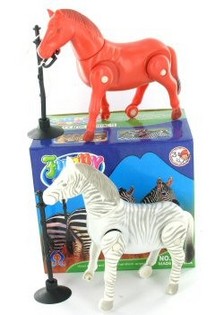 MANEGE HÄST & ZEBRA I LÅDA