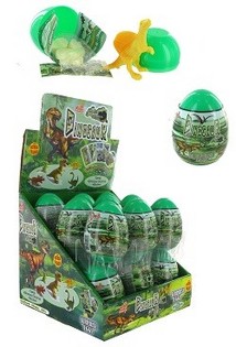 &Ouml;VERRASKNINGS&Auml;GG MED DINO OCH GODIS (18 st)