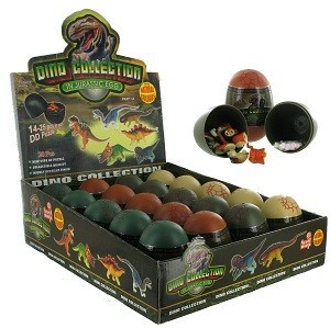 DINOSAURIE&Auml;GG MED DINO OCH GODIS (20 st)
