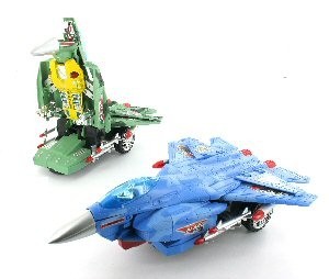 BUMP & GO F16 ROBOT - Transformerande Jetflygplan
