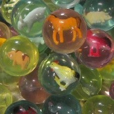 STUDSBOLLAR MED DJUR 4,5 cm (50-pack)