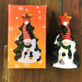 Värmeljushållare Julgran med Figur (4-pack)