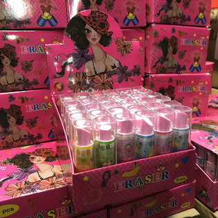 L&Auml;PPSTIFTSTUGGUMMI I DISPLAY (36 st)
