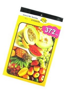 Klisterm&auml;rkesb&ouml;cker Modell: Frukt (12 st.)