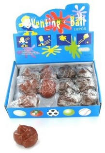 Klibbig Hundbajs i Display (12 st)