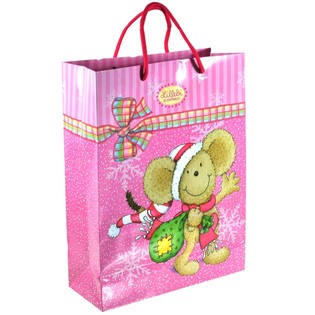 JULKLAPPSS&Auml;CKAR / EMBALLAGEP&Aring;SAR 10 x 25.5 x 33.5 CM (6-pack)